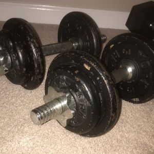 15 pound adjustable dumbbell weights (pair)